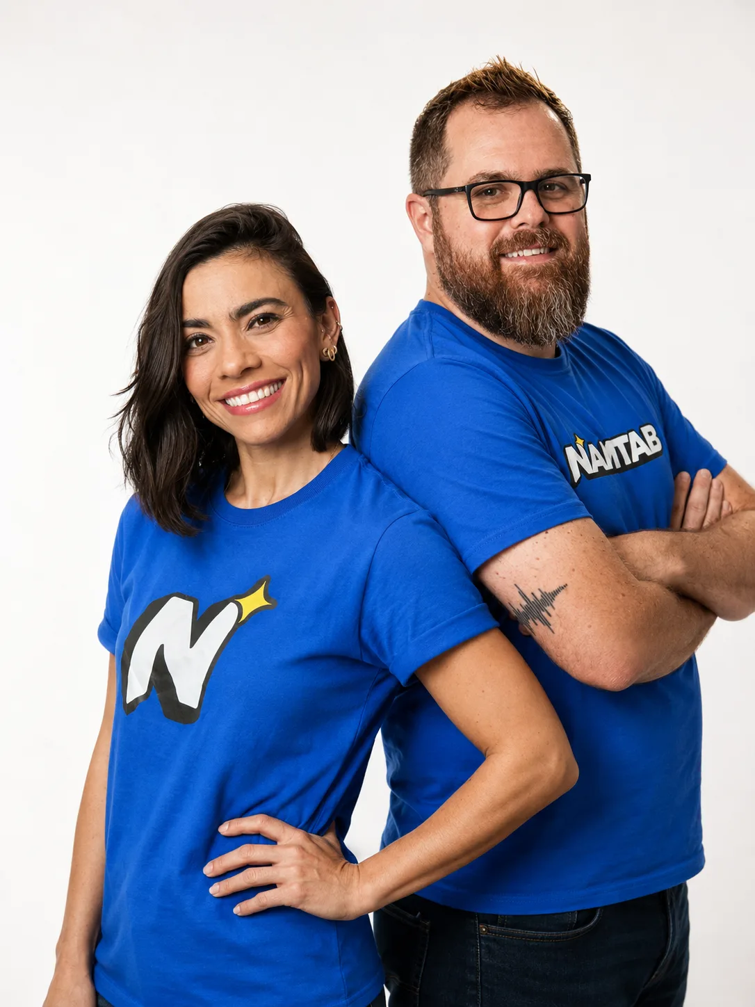 Rodrigo Maciel e Tati, time de consultoria de implementação do NAMTAB